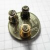 Chicago Screws Monkhead with Rhinestone Insert 5mmhead 3cols Easy to use Qty 10 - Image 5