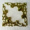 Metal Corners for Photo Albums or Boxes Gold Filigree Open Cut design 41x41mm - Image 2