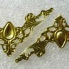 Metal Corners for Photo Albums or Boxes Gold Filigree Open Cut design 41x41mm - Image 3