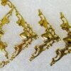 Metal Corners for Photo Albums or Boxes Gold Filigree Open Cut design 41x41mm - Image 11