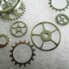 Jewelry Findings Assorted Silver Steampunk Metal Geared Charms 8-35mm Mixed Pkt - Image 3