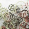 Jewelry Findings Assorted Silver Steampunk Metal Geared Charms 8-35mm Mixed Pkt - Image 6