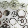 Jewelry Findings Assorted Silver Steampunk Metal Geared Charms 8-35mm Mixed Pkt - Image 13
