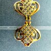 Jewelry Findings Gold Filigree Square Flower Wrap Metal Connectors, 46mmx46mm - Image 11