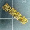 Jewelry Findings Gold Filigree Square Flower Wrap Metal Connectors, 46mmx46mm - Image 13