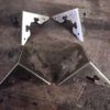Box Cases  Metal Corners Simulated Arrow Head Shaped Edges Antique Brass 29x29mm - Image 6