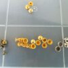 Dimensional Rivets Mushroom 10mm diameter single cap post 6mm, 3 colours, Qty 20 - Image 8