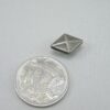 Punk Rivets Diamond Antique silver 15 x 10mm suit bags, belts, hats, collars - Image 4