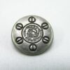 Punk Rivets Faux Screw Medalion Antique silver 17mm suit bags, hats, clothing