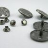 Punk Rivets Faux Screw Medalion Antique silver 17mm suit bags, hats, clothing - Image 9