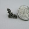 Punk Rivets Winged Skull Antique silver 20x10mm suit bags, belts, hats, collars - Image 4