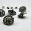 Punk Rivets SteerHead Antique silver 15 x 15mm  jasz up you gear boots belts hat - Image 3