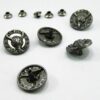 Punk Rivets SteerHead Antique silver 15 x 15mm  jasz up you gear boots belts hat - Image 6