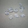 Jewellery Findings OvalFlatBack Glass Dome Cabochons 25x18mm suit pendants, more - Image 12