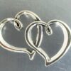 Jewellery Findings Double Heart Charms 30x24mm 2 colours for bracelet, pendants - Image 6