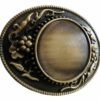Blank Oval belt buckle Design your own Buckle 82x62mm fits 40mm belt - Image 3