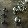 Chicago Screws MonkHead Large 10mm Diameter Brass, Silver or Gun Metal - Image 3