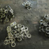 Eyelets-MESH-w-washer 12mm wide 5mm high for looks or air flow -3 colours Qty 20