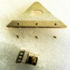 Catches Latches Gold Triangle Twist turn Catch quality handbags purse 80mmx38mm - Image 8