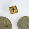 Decorative Rivets Square Pale Gold Base with White Pearl Centre 11x11mmsq Qty 10 - Image 7