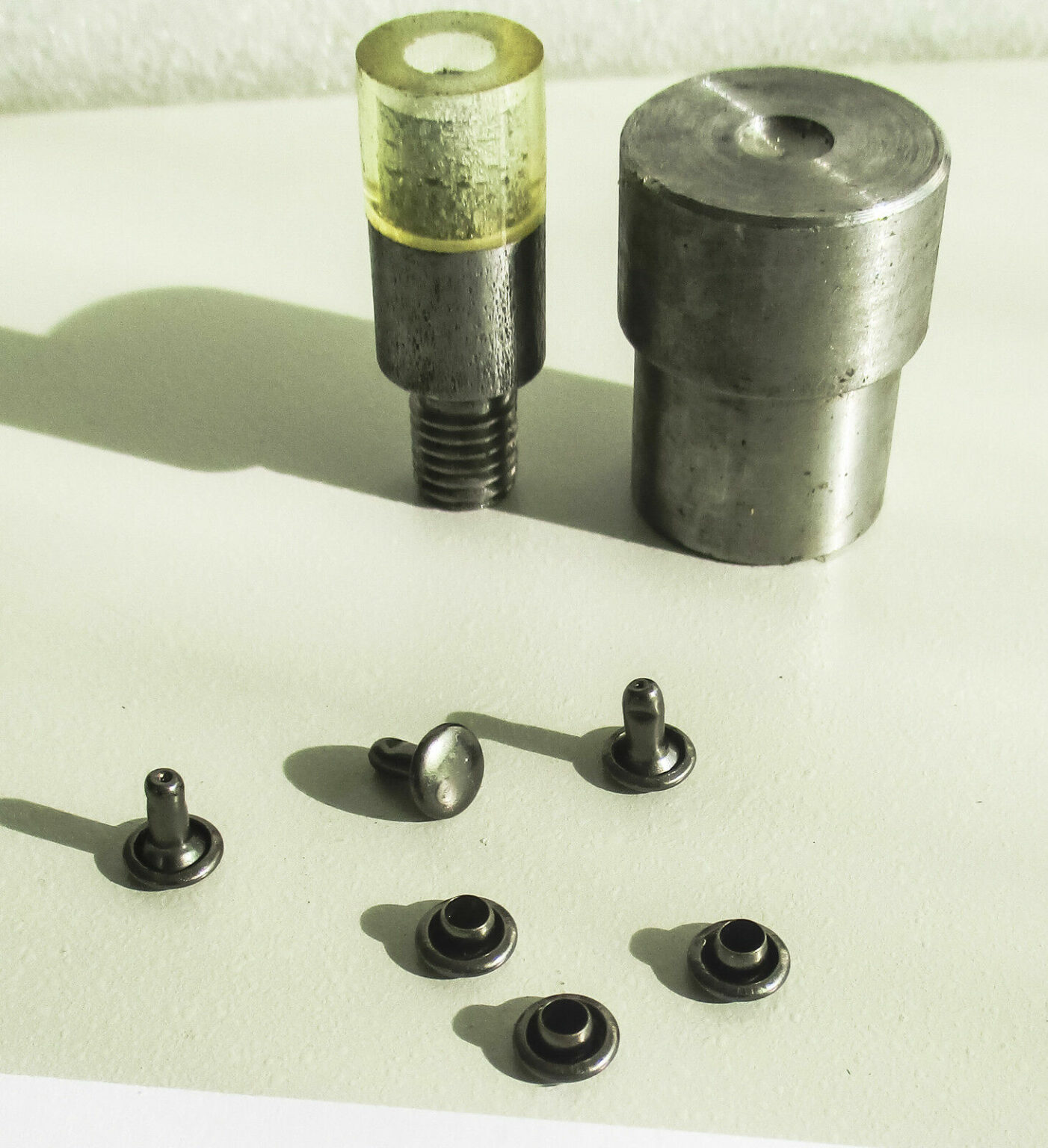 HPM die set for double cap rivets 5mm 15mm Jaszitup leather accents