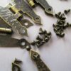 Boxes Cases H-shaped Handmade hinge 64x34mm with screws for leather, wood boxes - Image 12
