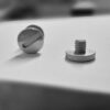 Stainless steel knife handle chicago screws M6 x 10mm high Pkt 2 - Image 6