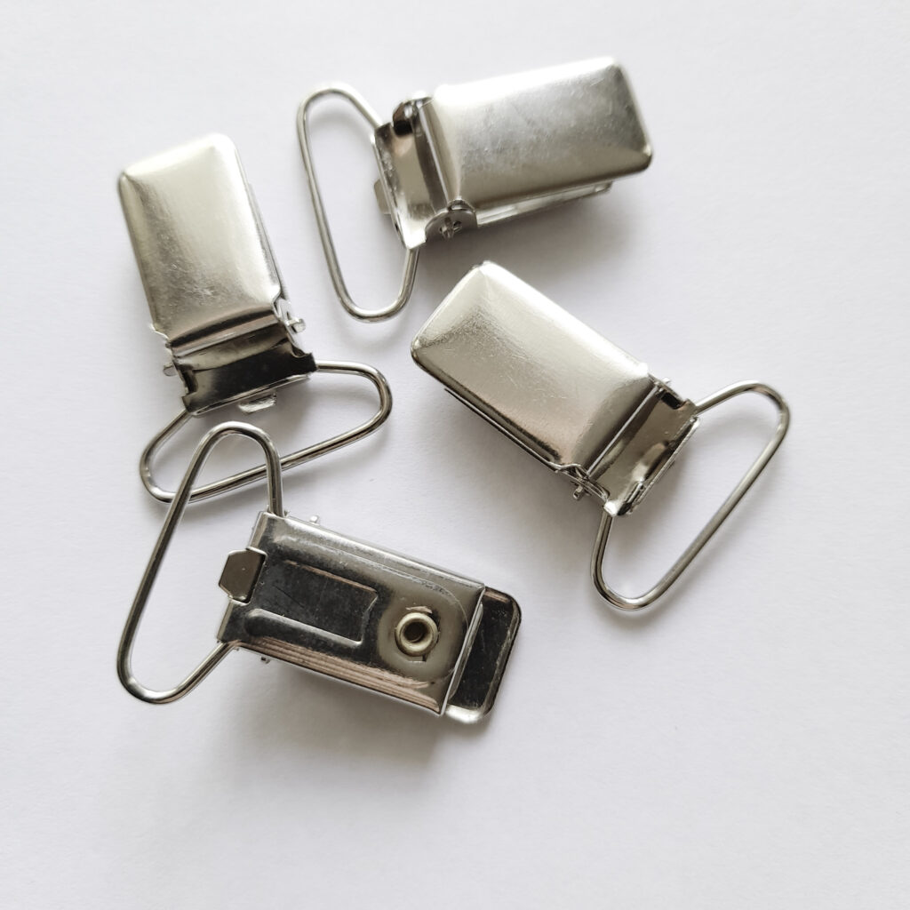 Suspender Clips 29x35mm fits 25mm straps