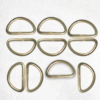 Metal Dee Gold Dees unwelded 16x08mmID for straps and buckles Pkt 10 - Image 3