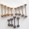 Detachable Metal Strap Handle Barbell 15-33mm 3 colours