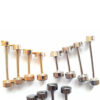 Detachable Metal Strap Handle Barbell 15-33mm 3 colours - Image 3