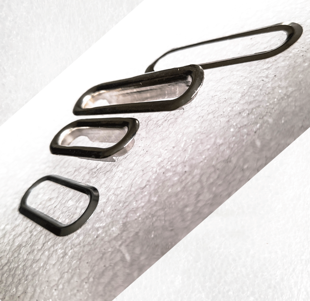 Large silver Oval eyelet grommets 25mmID or 40mmID pkt 10 Jaszitup