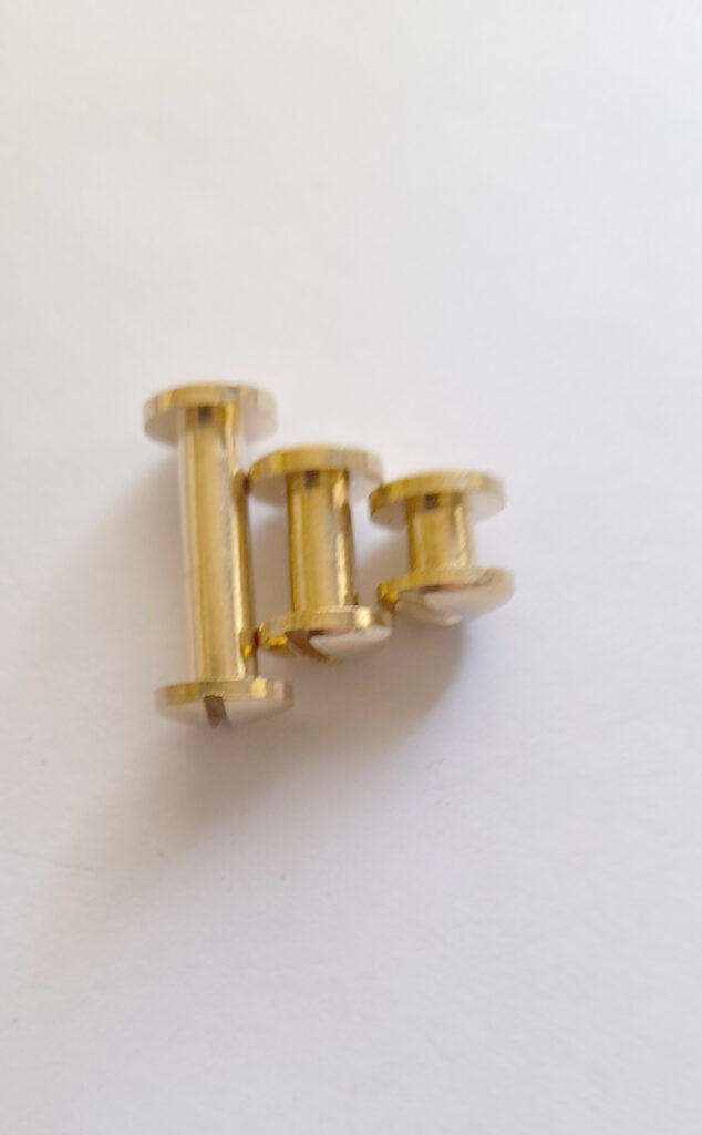Chicago Screw Solid Brass 8mm Cambered Head 4mm, 8mm or 15mm high - Image 3