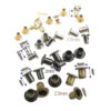 Eyelets very tiny 4 sizes 1.0mm - 2.5mm 4 colours for dolls, shoes, bags, cards, books Pkt 100 - Image 2