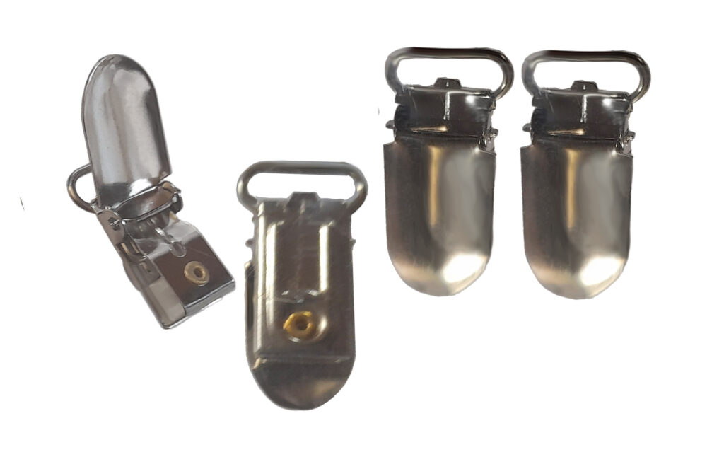 Beetle Wing Suspender Clips fit 15mm straps for bib clips, toy holder, attaching pacifiers, belt replacements -4