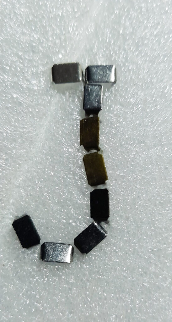 Metal Zipper end stoppers #5 choose from 4 colours pkt 10 - Image 6