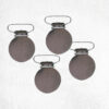Suspender Clips with 25mm flat disc for bib clips, toy holder, attaching pacifiers, belt replacements - 4