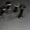 Chicago Screws Book Binding screw Black M5 post with 10mm diameter Flat Head various heights - Image 3