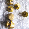 Solid Brass Screwed Bag Feet 12x9mm, 10x6mm, 11x6mm Pkt 4 - Image 5
