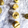 Solid Brass Screwed Bag Feet 12x9mm, 10x6mm, 11x6mm Pkt 4 - Image 11