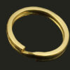 Solid Brass Split Rings Double Loop Key ring 15, 25, or 30mm outside diameter - Image 5