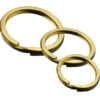 Solid Brass Split Rings Double Loop Key ring 15, 25, or 30mm outside diameter - Image 2