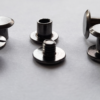 Chicago Screw Book Binding Gun Metal(Dk Grey) 9.5mm Flat Head with M5 post various lengths - Image 3