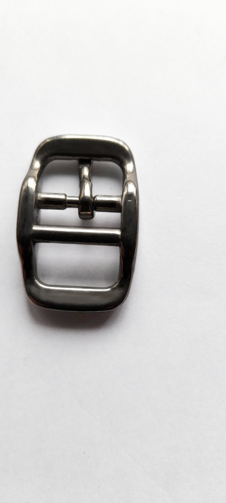 Double Bar Stainless Steel buckles (middle centre bar, single pin) 16mm straps 26x 16.7mmID - Image 2