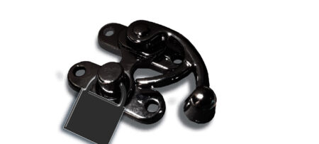 Large lockable Swing Catch GunBlack with screws 45mmHx37mm Qty 2 - Image 7