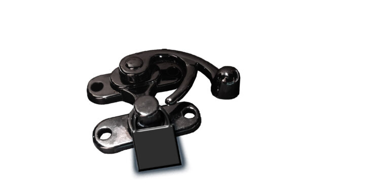 Large lockable Swing Catch GunBlack with screws 45mmHx37mm Qty 2 - Image 6