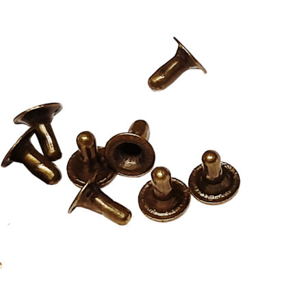 Tiny rivets 3mm Very Small single Cap, 4 colours Pkt 50 - Image 3