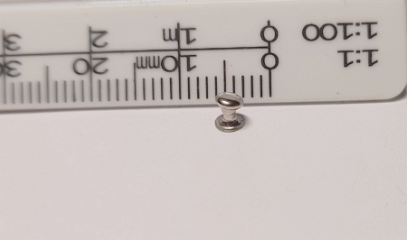 Tiny rivets 3mm Very Small single Cap, 4 colours Pkt 50 - Image 8